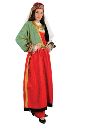 North Aegean Female Traditional Dance Costume